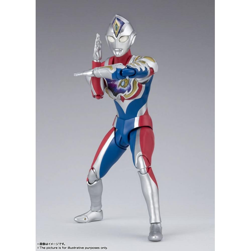 SHFiguarts Ultraman Decker Flash Typ Ca.. 150 mm bewegliche Figur aus ABS und PVC, bemalt