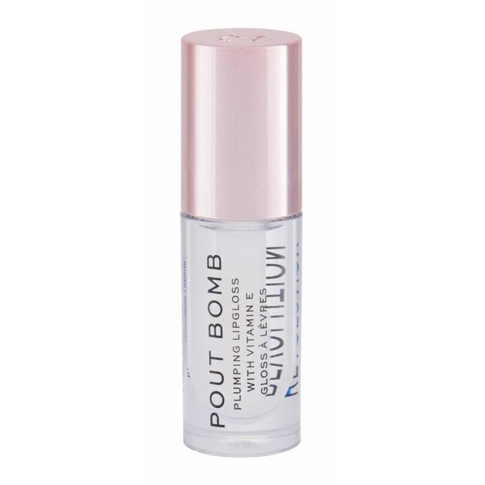 Luciu de Buze - Makeup Revolution London - Pout Bomb - 4.6 Ml - Transparent - Volum Maxim
