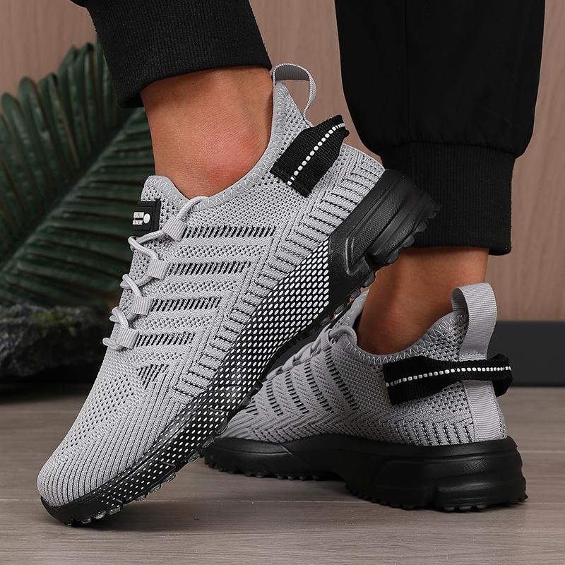 Men'S Walking Shoes Fashionable Casual Breathable Fitness Shoes Lightweight Comfortable Non Slip Men'S Summer Casual Shoes