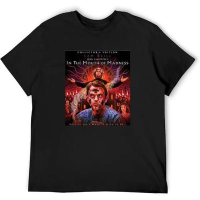 Hiwide In The Mouth of Madness V3 Men T-Shirt Movie Poster John Carpenter T-Shirt Black