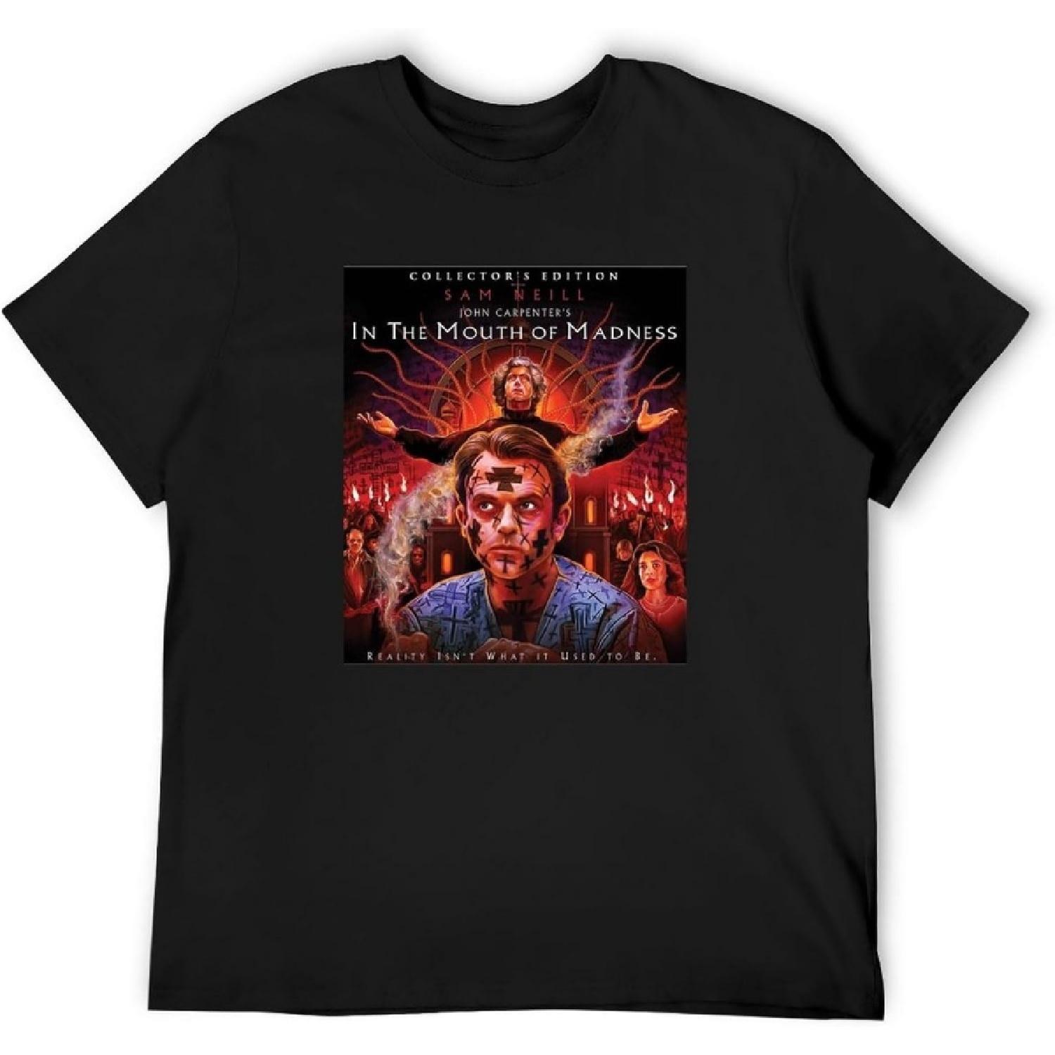 Hiwide в  Нечто: Вымирание  V3 Мужская футболка Постер фильма Футболка Джона Карпентера Черная S разноцветный