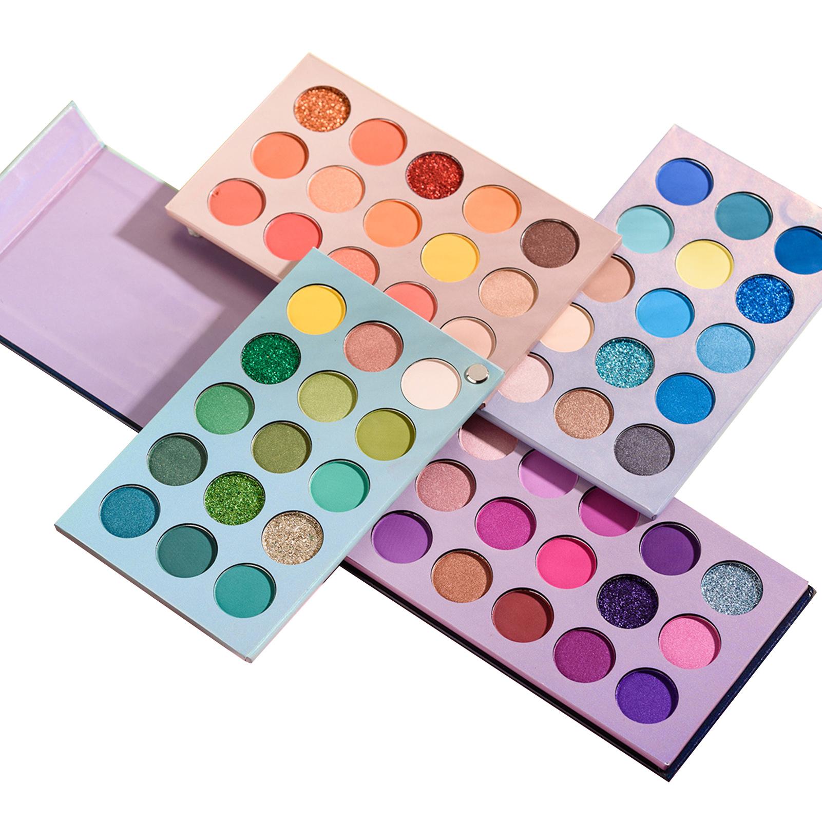 

60 Colors Eyeshadow Palette High Pigmented Glitter Matte Eyeshadow Rotation Eyes Shadow разноцветный