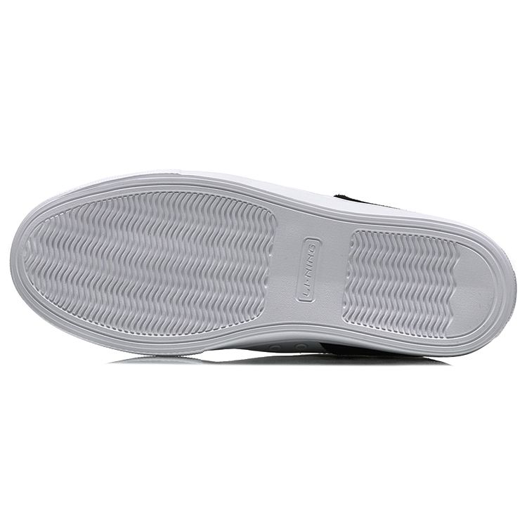 Li Ning Lightweight Casual Skate Shoes Unisex Sneakers White Black AGCN386-1