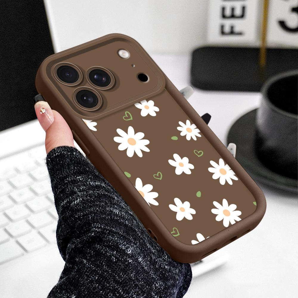 Floating Daisies Phone Case For IPhone 17 Air 16 16E 15 14 Plus Pro Max Staircase Soft Cover