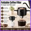 Collapsible Coffee Filter Portable Stainless Steel Drip Coffee Tea Holder Funnel Basket Reusable Tea Pot Holder Coffee Dripper