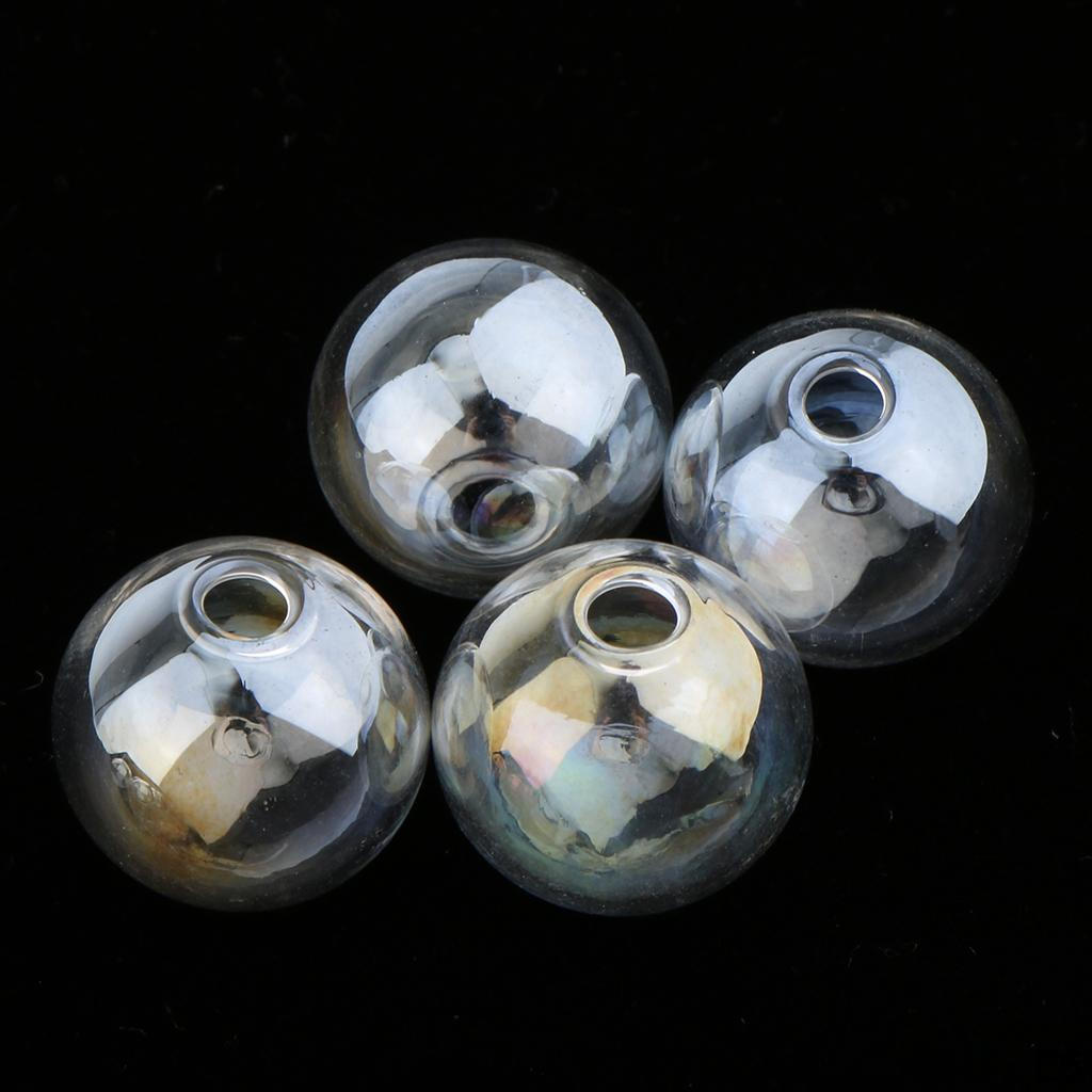 10 Pcs DIY Blank Charm Glass Beads For Jewelry Making
