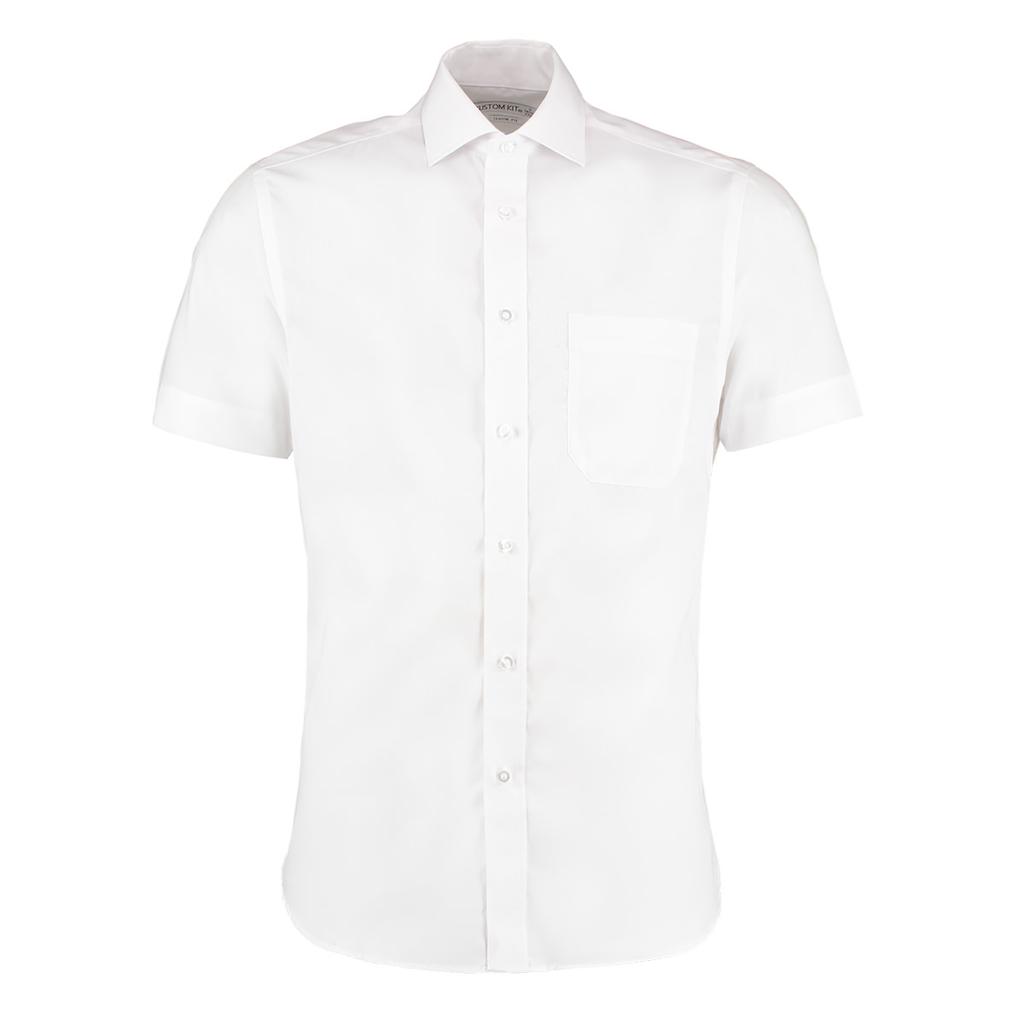 Kustom Kit Mens Premium Non Iron Short Sleeve Shirt