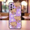 Cartoon Anime Capibala Art Phone Case For Samsung A41 A35 A34 A33 A32 A25 A24 A23 A21s A06 A05 A04 A03 Note 10 20 Ultra 5G Black
