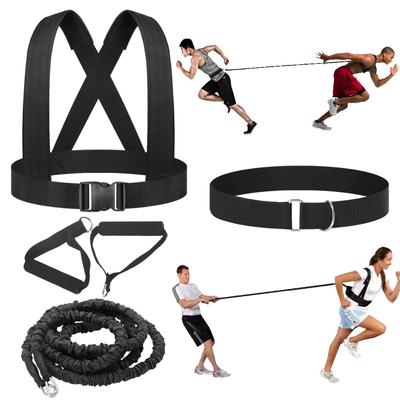 SALUDABLE Assist 2m Training Resistance Speed Resistance 3m with Tube, 2-Person, Band, Training, (Set 3 Handles)