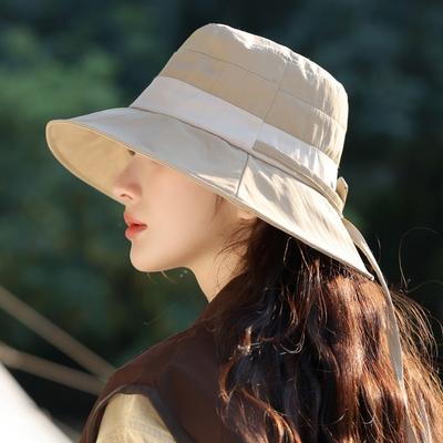 Temperament Sun Hat Women'S Versatile Bucket Hat Outdoor Climbing Hat Sunscreen Sun Hat Basin Hat