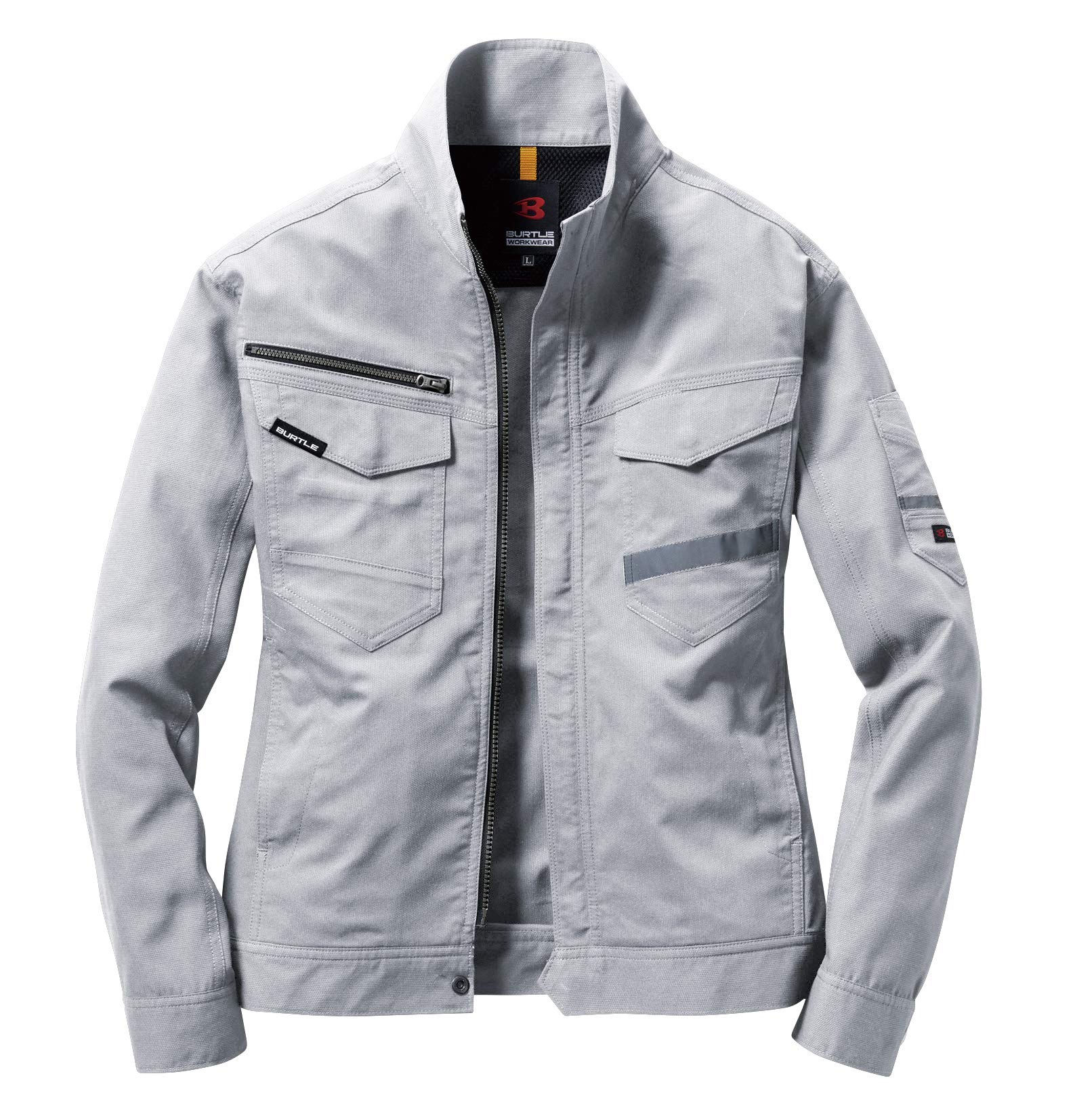 

BURTLE Jacket 9091 5 Silver L (Unisex) [Anti-static, sweat-wicking, quick-drying, stretchable]