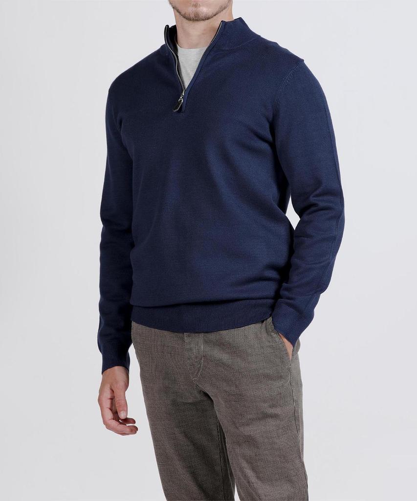 PANICALE Viscose Blend Zip-Up Sweater [3 Colors]