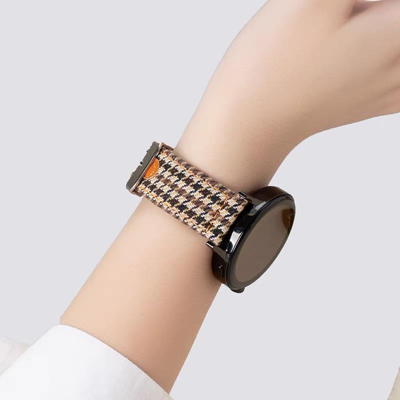

20mm band For Samsung Galaxy Watch 7 FE 5 Pro 4 6 classic 44mm 40mm sport correa Strap for huawei for xiaomi for amazfit universal 20mm коричневый