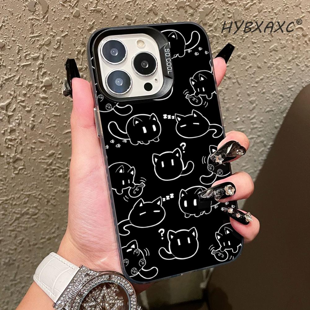 Cute and beautiful Phone Case Colored Silvery Metal IMD FOR IPhone 15 14 11 12 Pro 13 16 Pro MAX XR XS Matte Transparent Cover
