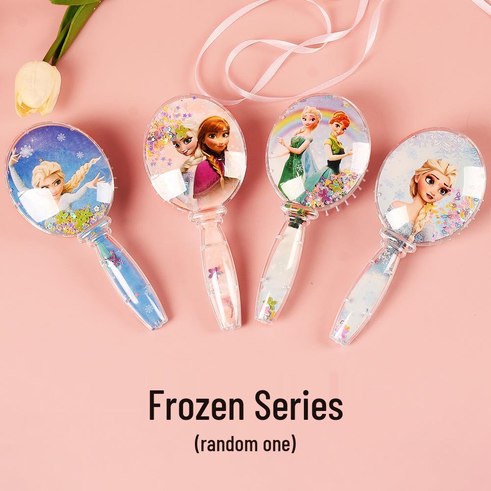 Macaron Cartoon Heart Air Cushion Massage Comb for Kids - Cute and Fluffy Design