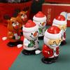 Jumping Toys Wind-up Toys Christmas Series Santa Walking Doll  Christmas Ornament