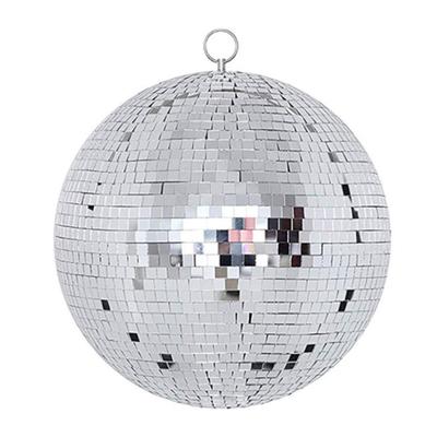 Wisząca Kula Dyskotekowa Srebrna Odblaskowa Obrotowa Okrągła Lampa Światło Sceniczne Festiwalu Muzyki Tanecznej Dekoracje Ślubne Urodzinowe