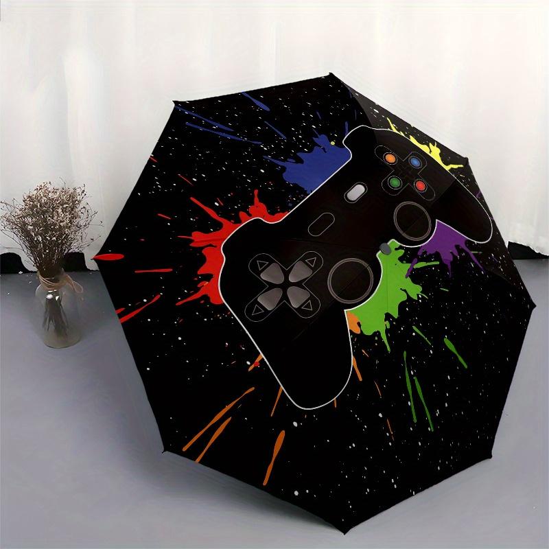 Colorful Game Controller Mouse Pad for GamersUmbrella, Portable 3-Fold Umbrella for Men & Women,Christmas Gift ES280