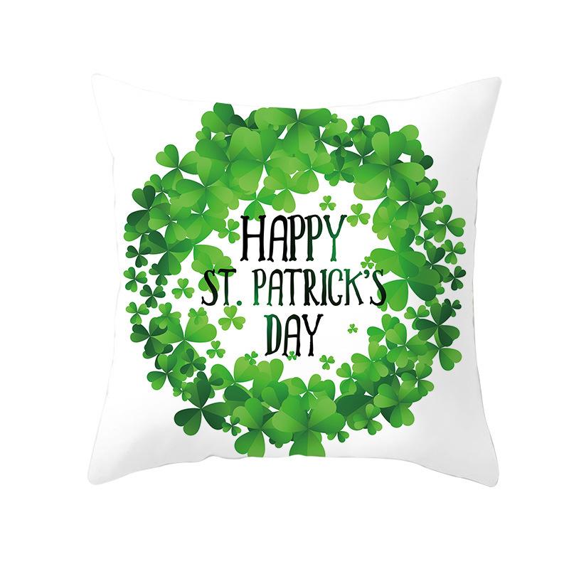 St. Patrick's Day Pillow Case Irish Pillow Case Home Decoration Sofa Pillow Ins Style Pillow