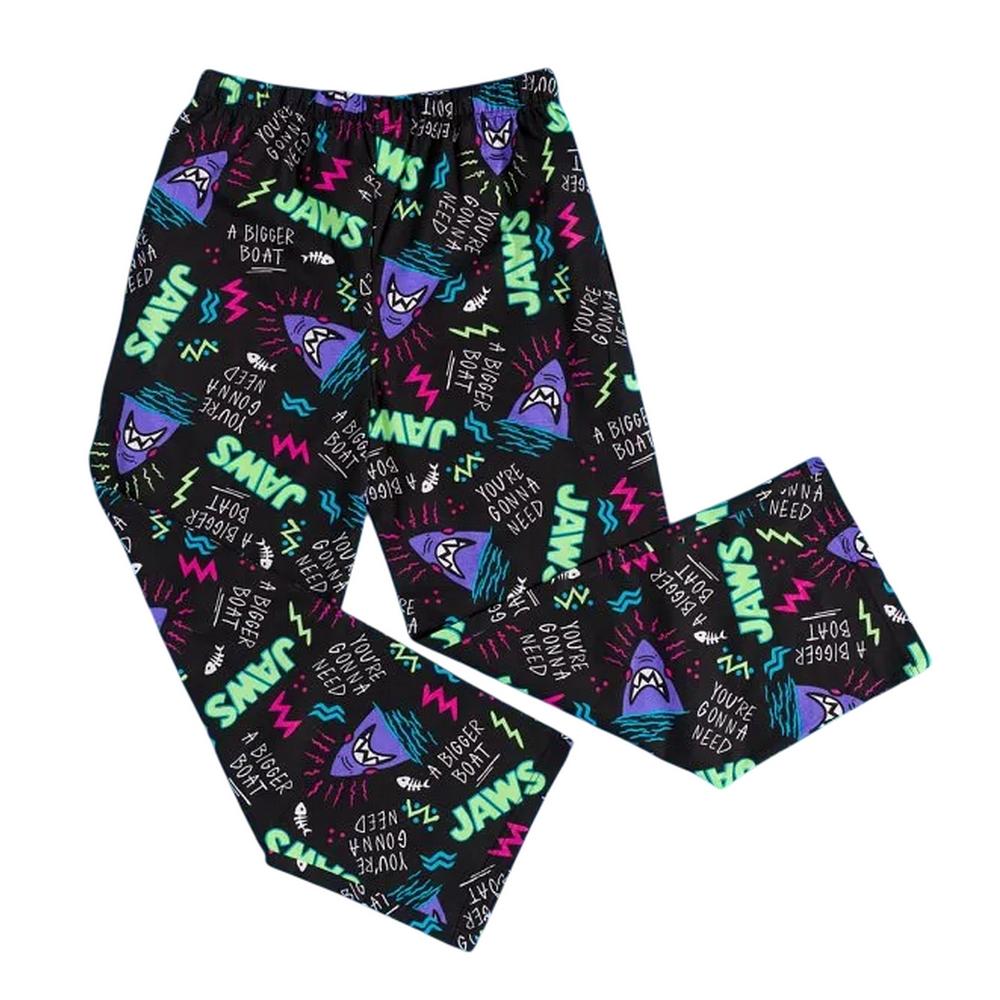 Jaws Mens All-Over Print Lounge Pants
