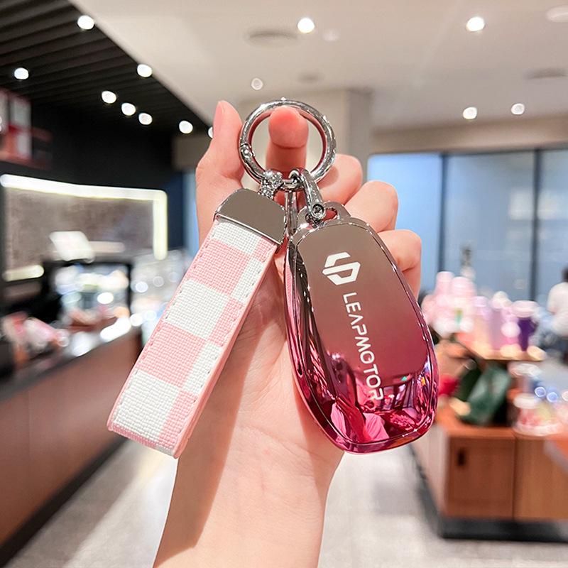 Leapmotor T03/S01 Key Case for Men & Women - Protective Car Remote Cover, 2021 Model