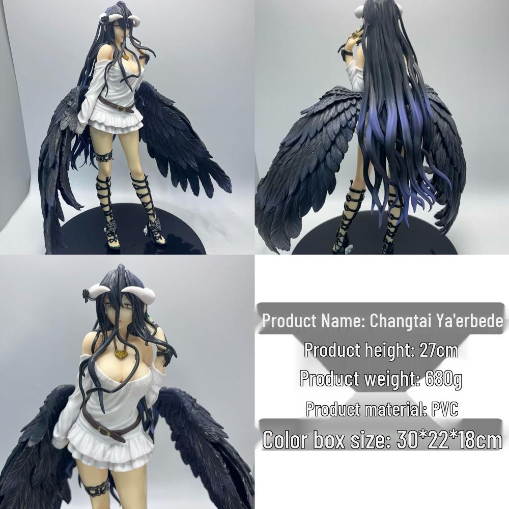 Albedo Demon Queen Anime Figure: Two-Dimensional Beautiful Girl with Wings