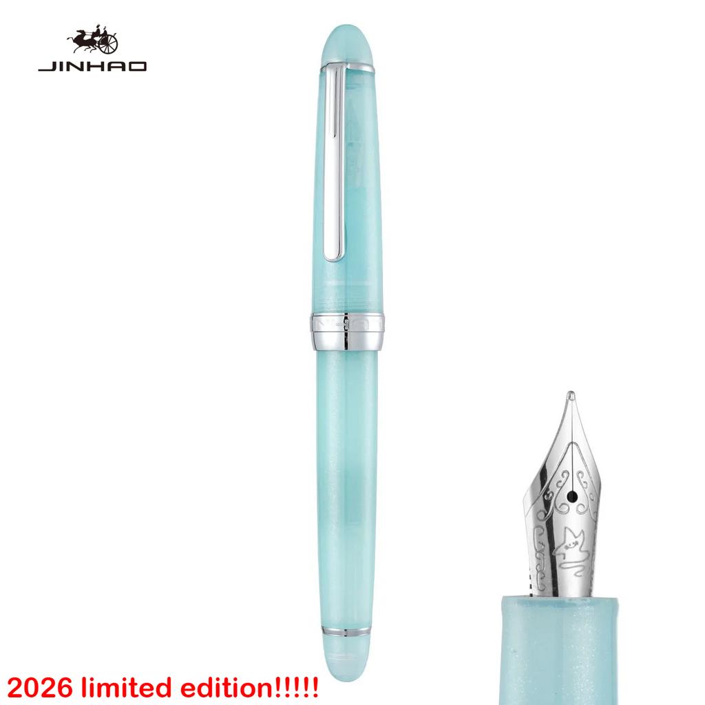 2026 Limited Edition! JINHAO 82 Plus Acrylic Fountain Pen Melon Soda Cream Shape Nib Stationery Office School Supplies