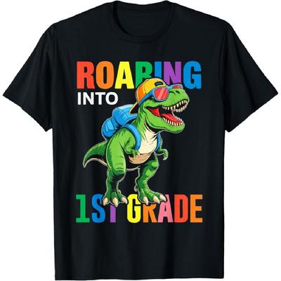Erste Klasse Shirt für Jungen Dinosaurier Zurück zur Schule Erster Schultag T-Shirt