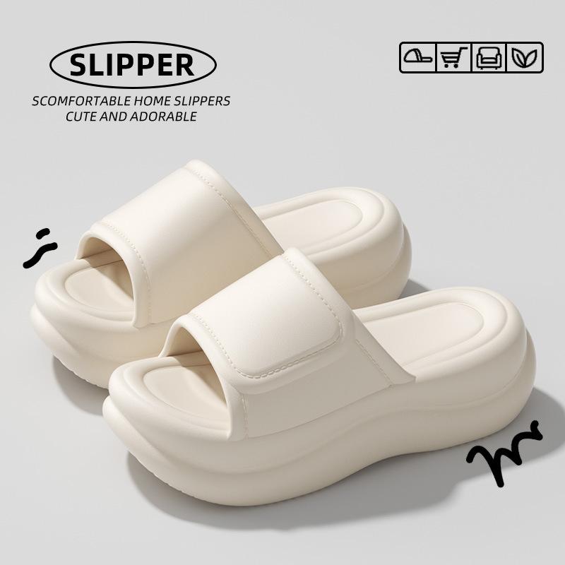 Coole Hausschuhe Damen tragen dicke Sohle rutschfest Heimgebrauch Sommer Badezimmer drinnen Herren