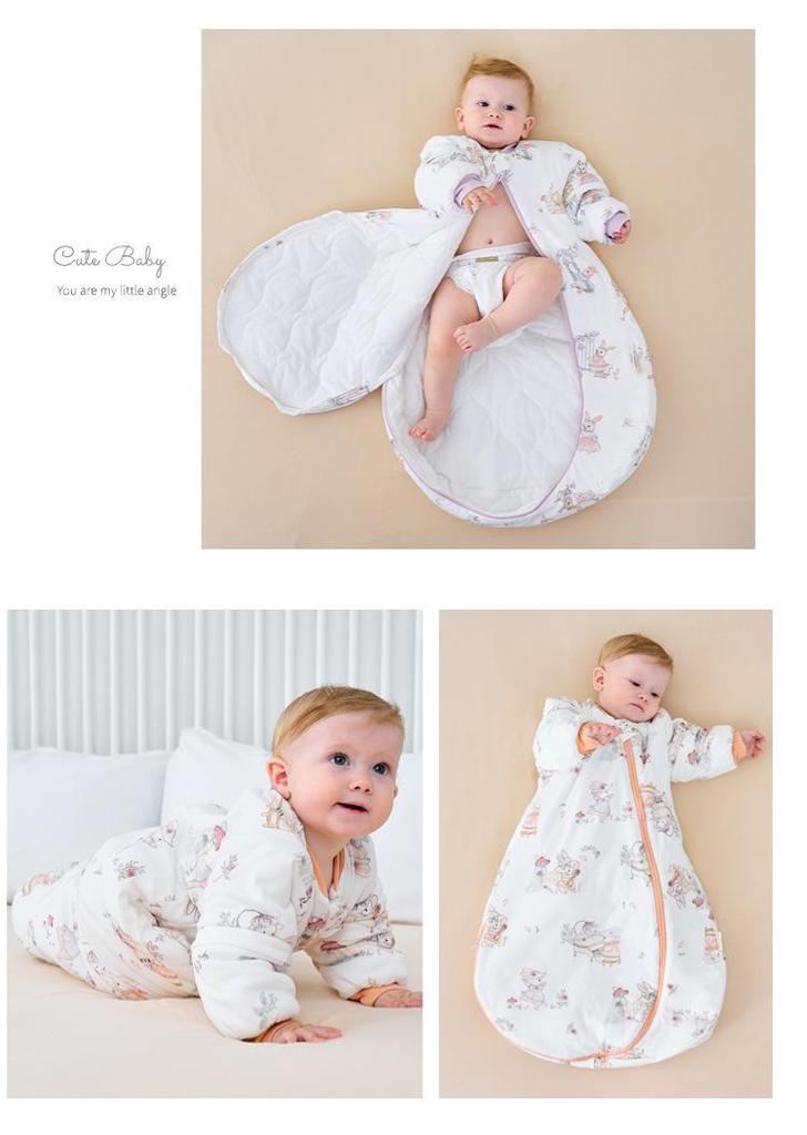 Warm Autumn/Winter Newborn Sleep Bag, Anti-Kick, A-Class Swaddle for Startle Reflex