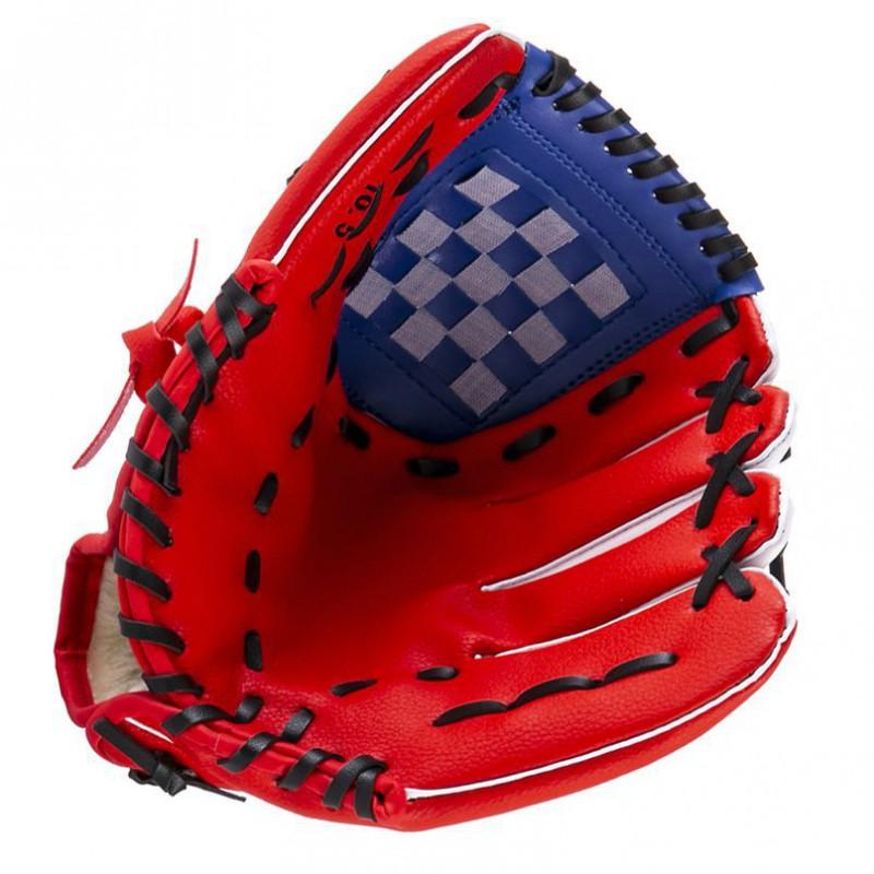 Youth Baseball Softball Glove Left Or Right Hand Training Practice Kids Teenager Catcher Infield Outfield Use