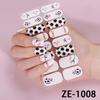 16Tipů Samolepky na Nehty Plné Krytí Fotbalové Pásky na Nehty Dlouhotrvající Samolepicí Nail Art DIY Manikúra Dekorace