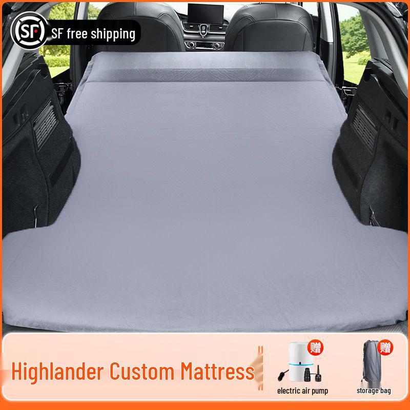 Toyota Highlander Trunk Air Mattress: Inflatable Rear Sleeping Essential for New Year's Car Travel