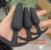 Prostata-Massagegerät 3 Verschiedene Größen Silikonstöpsel Ankerform Anal Butt Plug Masturbation Erwachsenenspiele Sexspielzeug für Männer Frauen