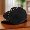 Men And Women's Rivet Flat Hat Punk Rock Hip Hop Stud Baseball Caps Y2K Outdoor Personalized Hat