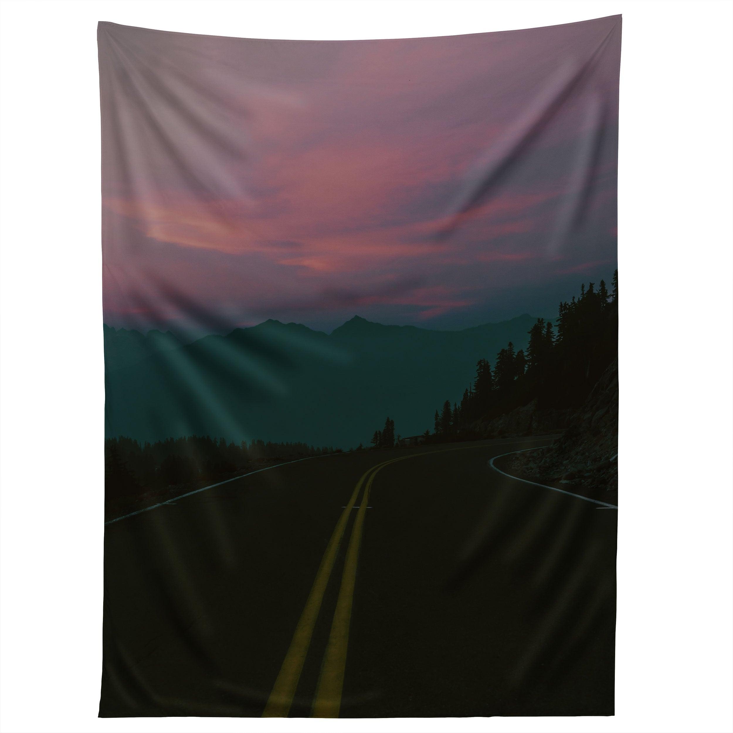 DREAMY MOUNTAIN DRIVE tapestry 75x100