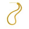 Stainless Steel Chunky Chain Necklace for Women, Gold Plated Vintage Retro Hypoallergenic Durable Jewelry Gift
