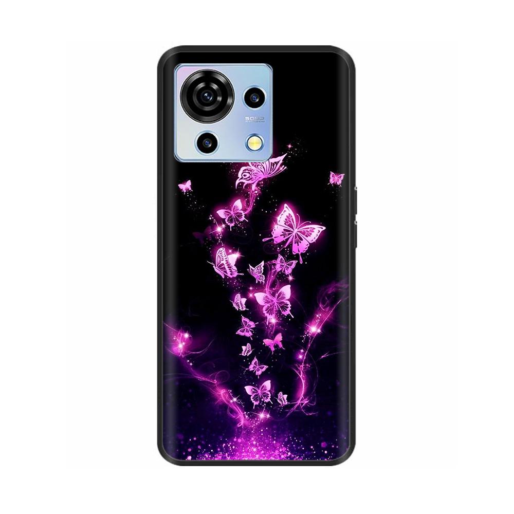 Custodia per ZTE Blade V50 Vita in Silicone Liquido Protezione Completa Copri Telefono per ZTE Blade V50 Vita V50Vita Nuovo Design Retro Morbido