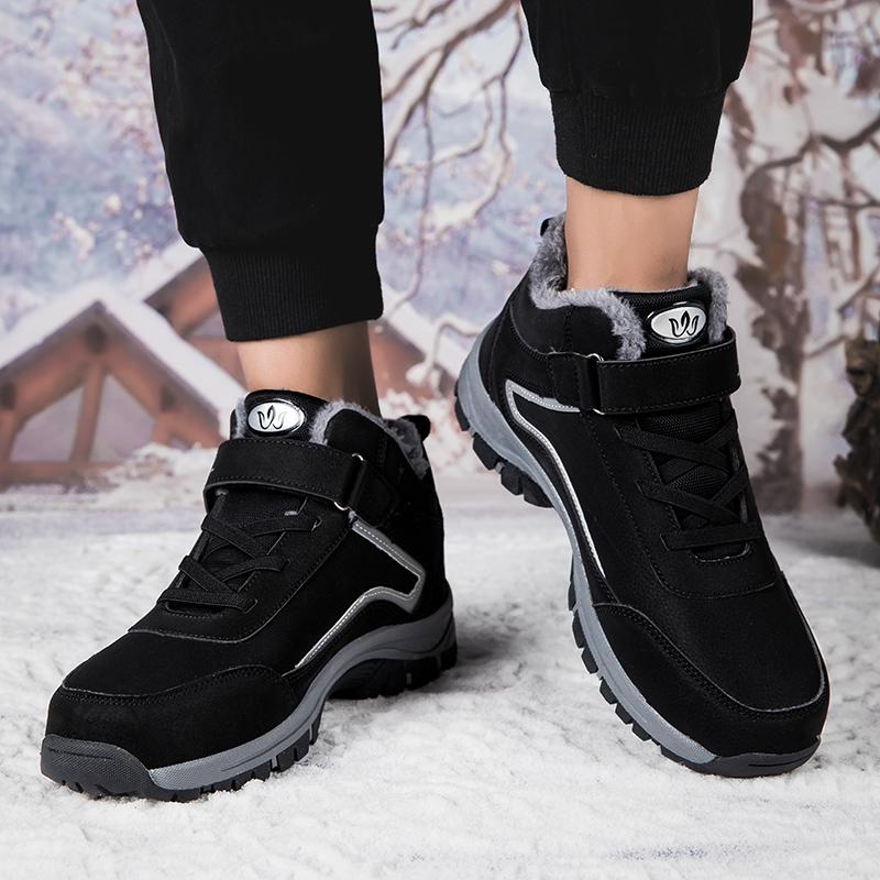 Men Winter Sneaker Shoes New High Quality Sneaker Short Boots with Anti Slip Thick Sole Walking Work Cotton Shoes for Women