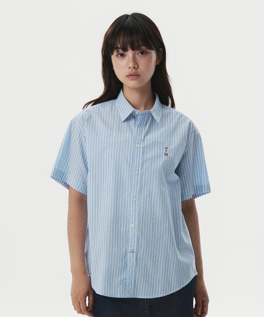 WHO.A.U Steve Loose Fit Short Sleeve Shirts / Whyag2511F