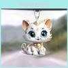 Charming Acrylic Animal Hanging Ornament For Car Interior Decoration In Vibrant Style