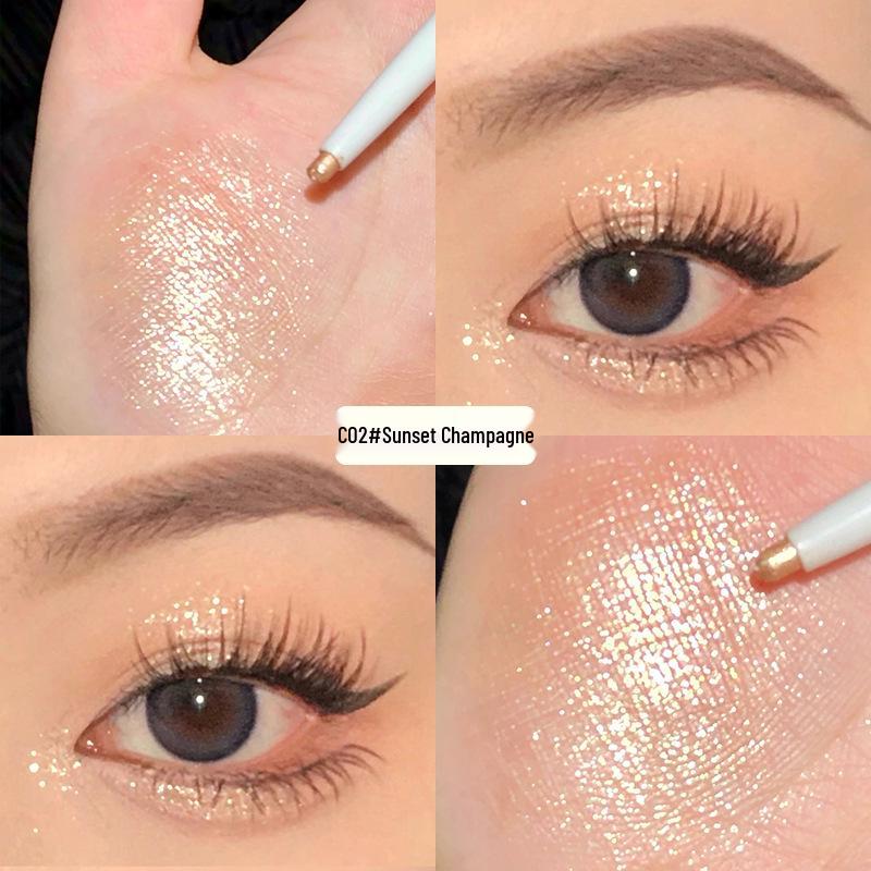 Helen Liren Dual-Use Unteraugen-Highlighter & Eyeliner mit Glitzer - Galaxy Aurora.