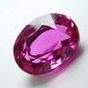 Drahý Růžový SAFÍR 11,00 ct Přírodní OVÁLNÝ Brus Volný Drahokam CERTIFIKOVANÝ