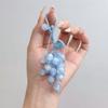 Elegant Grape Cluster Pendant Zinc Zinc Alloy Gradient Beads Woven Pendant Crystal Grape Phone Chain  Gifts