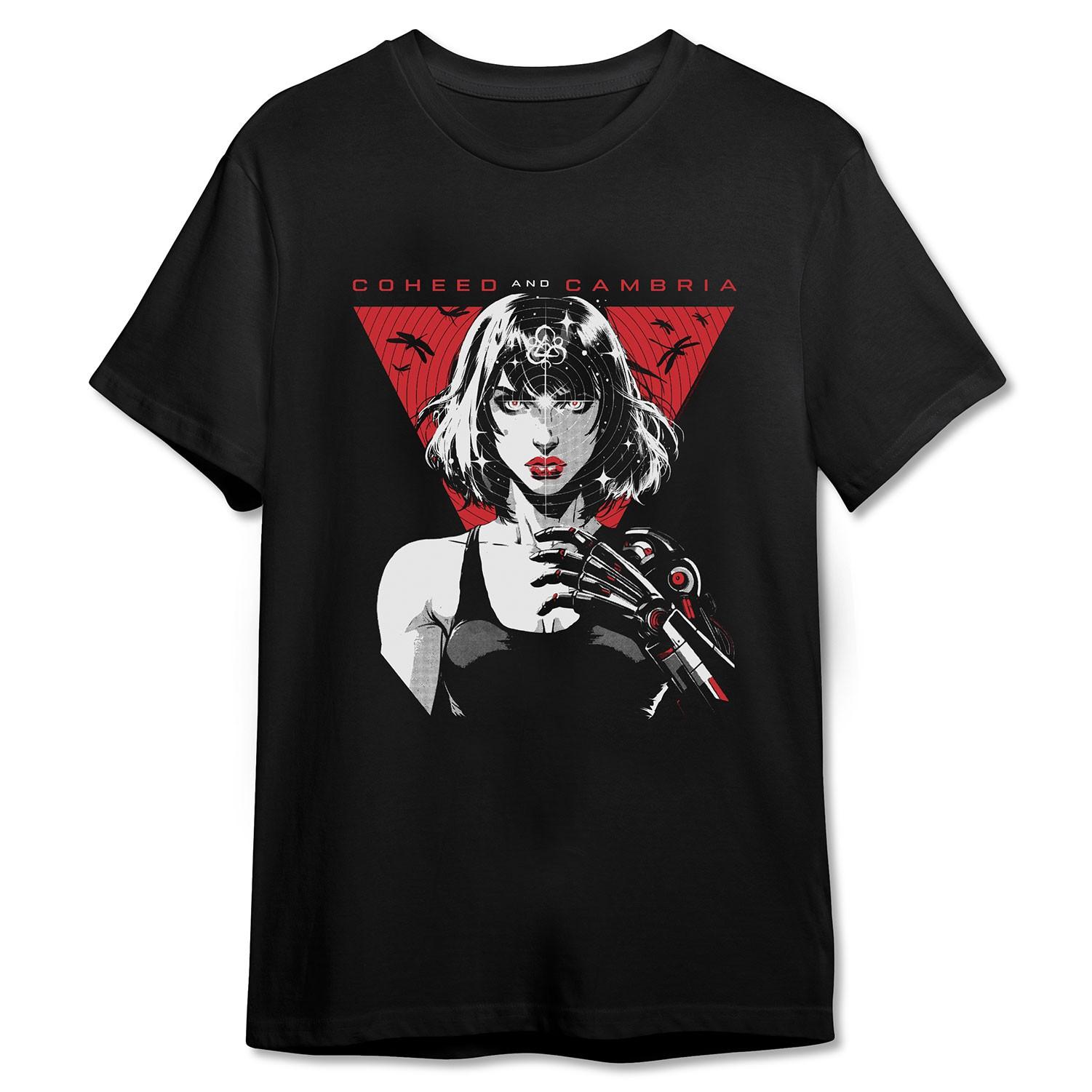 Men s Coheed And Cambria Android T-shirt Small Black M
