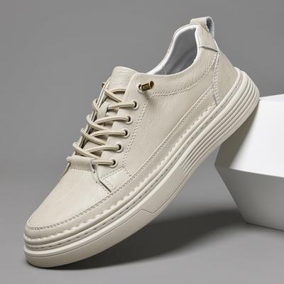 Genuine Leather Mens Casual Shoes Comfortable Hot Sale Sneakers Lightweight Men Walking Shoes Vintage Style Male Oxford Footwear
