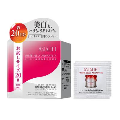 Astalift White Jelly Aquarista Prov 20g Ungefär 20 värde butik ytterligare Whitening advance serum dubbel nanoceramid hästkastanj dagar'