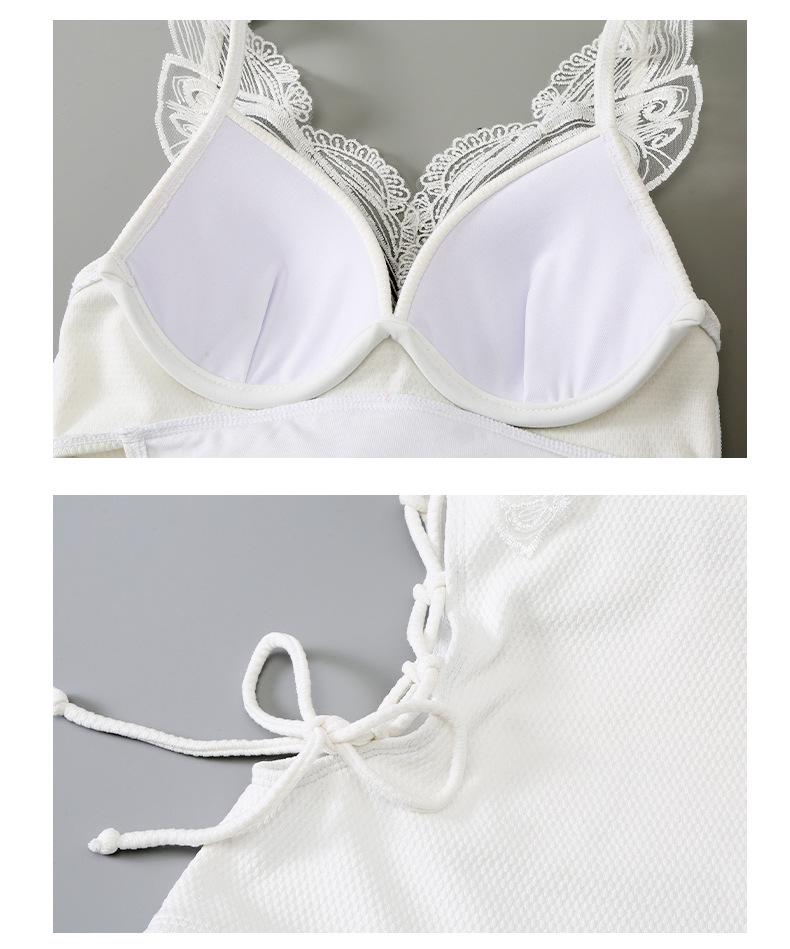 Bañador Sexy Korean Push-Up 2025: Traje de baño de una pieza con soporte de acero para mujer, adelgazante, cubre abdomen