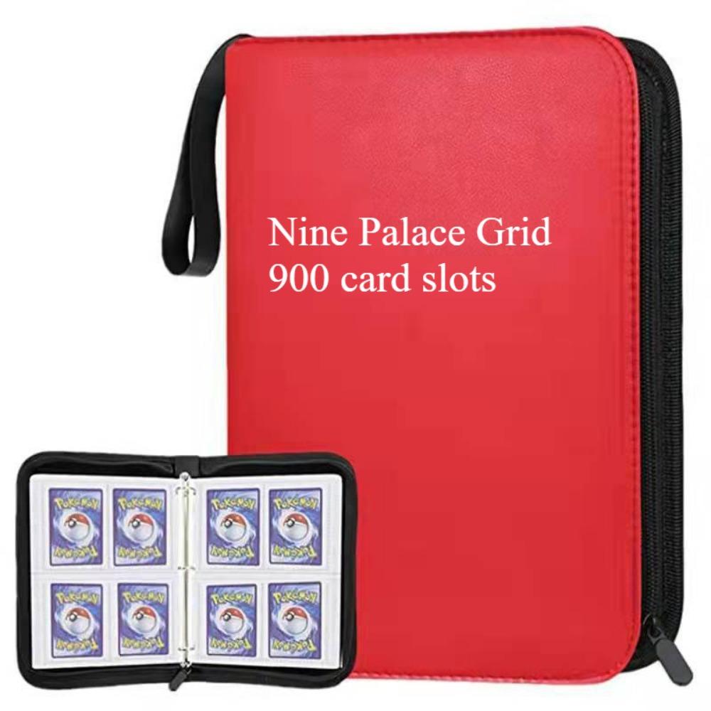 Zipper style card book, 4/9 compartments, game card book, game collection book package