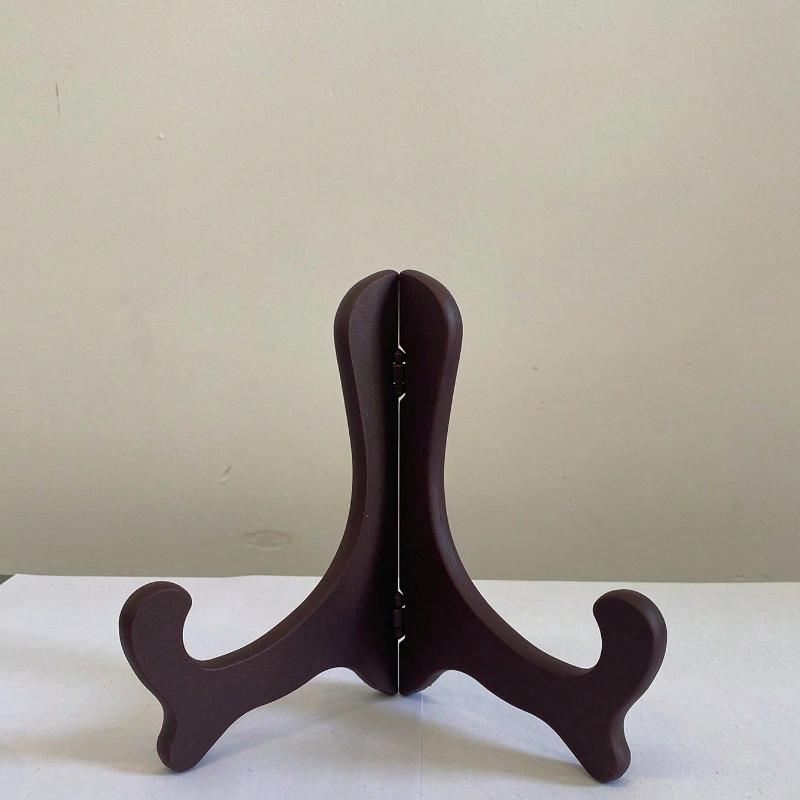 

1 шт. Портативні мольберти, Тримачі для тарілок, Підставка для дисплею, Підставка для фоторамки, Фотоінструменти, для декору дому, кімнати, вітальні, офісу коричневий